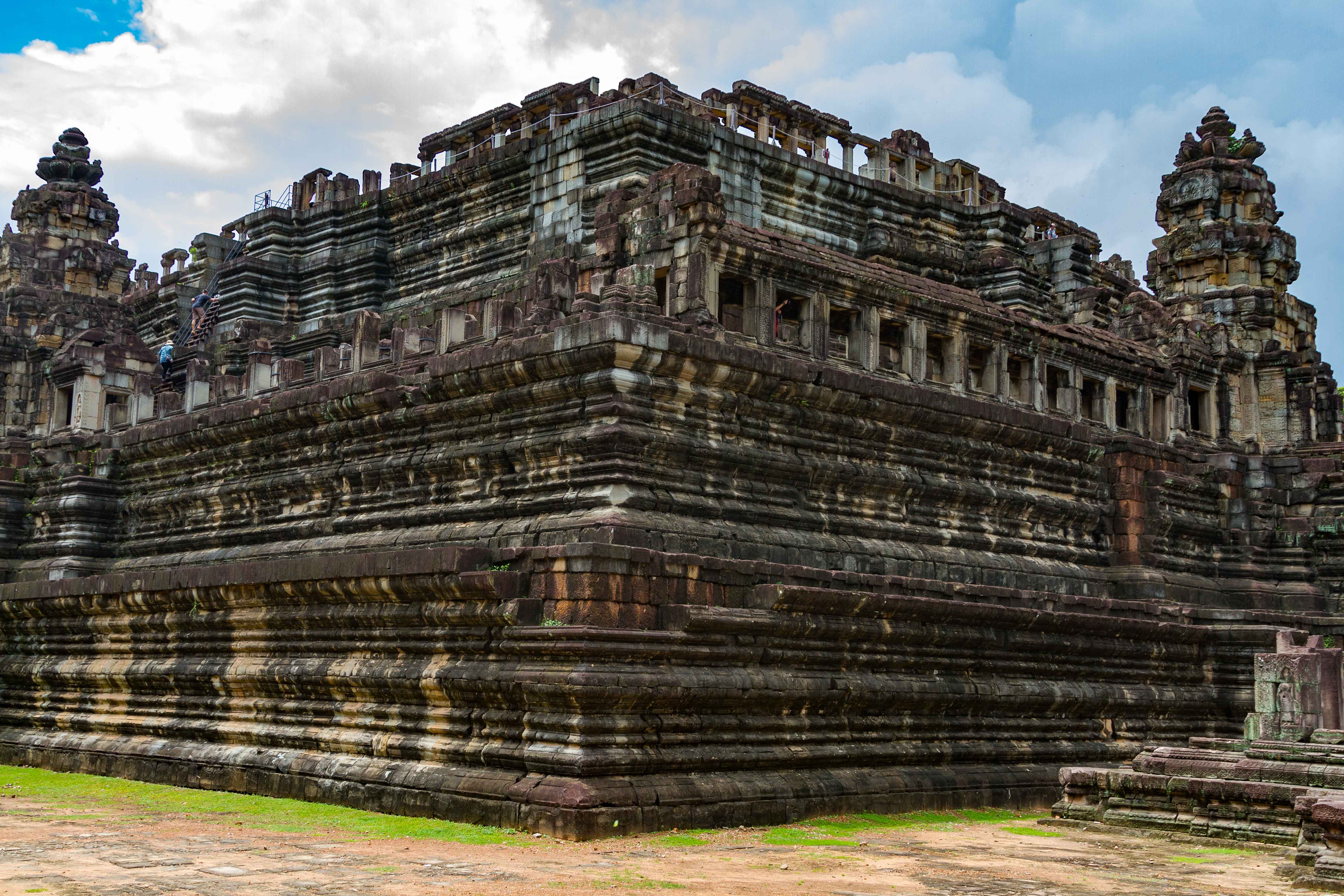 Side-View-of-Baphuon-Temple-at-Angkor-Wat-Cambodia