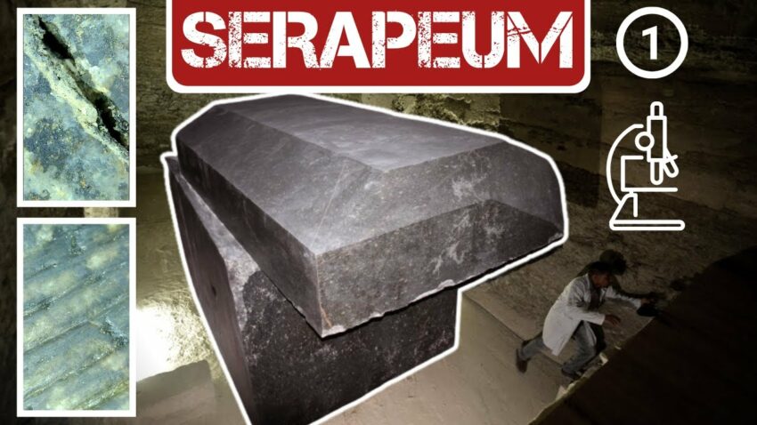 Égypte - CUVES SOUTERRAINES inspectées au MICROSCOPE - Serapeum de Saqqarah